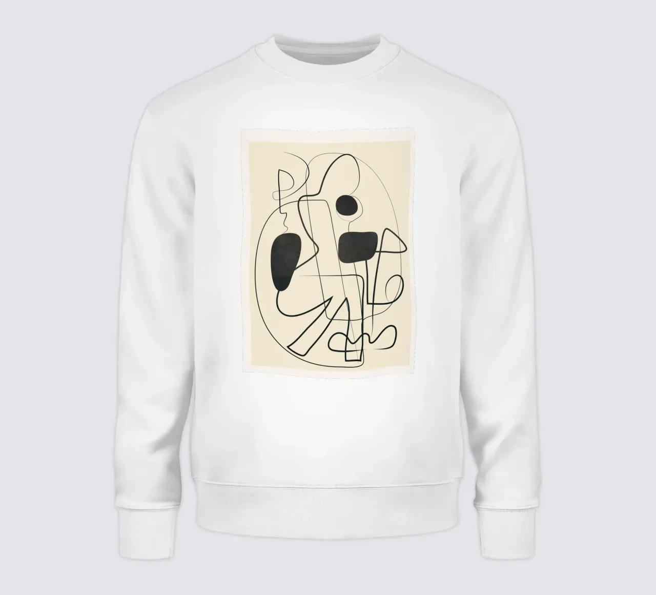 Abstract Line Art VII felpa da Nadjaa