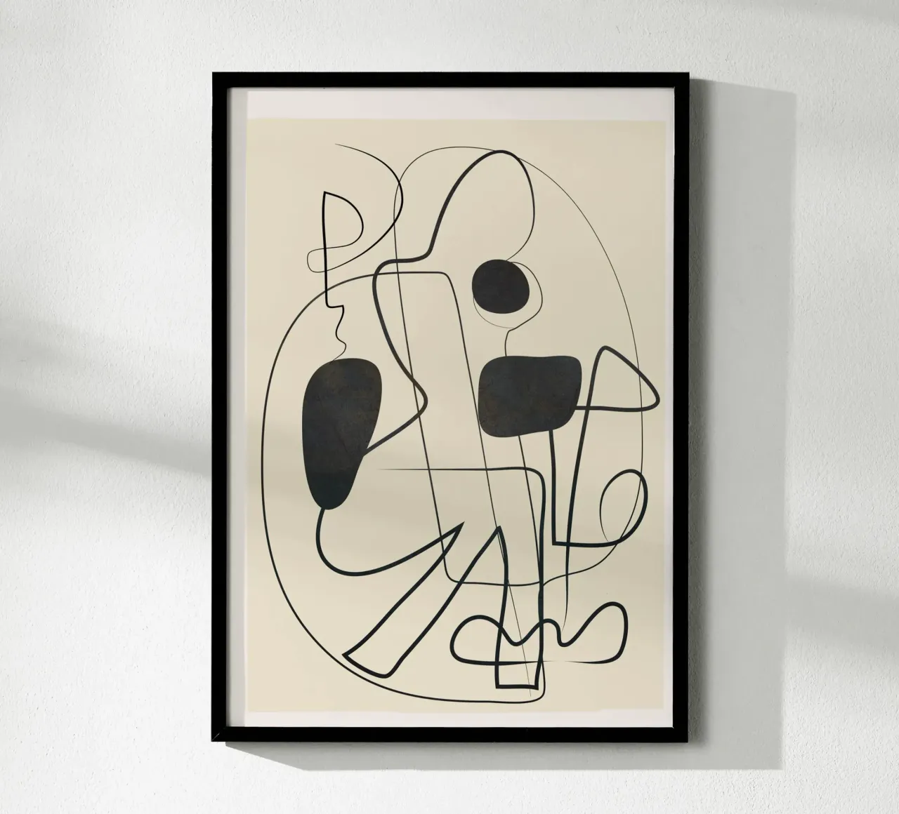 Abstract Line Art VII carta hahnemühle da Nadjaa