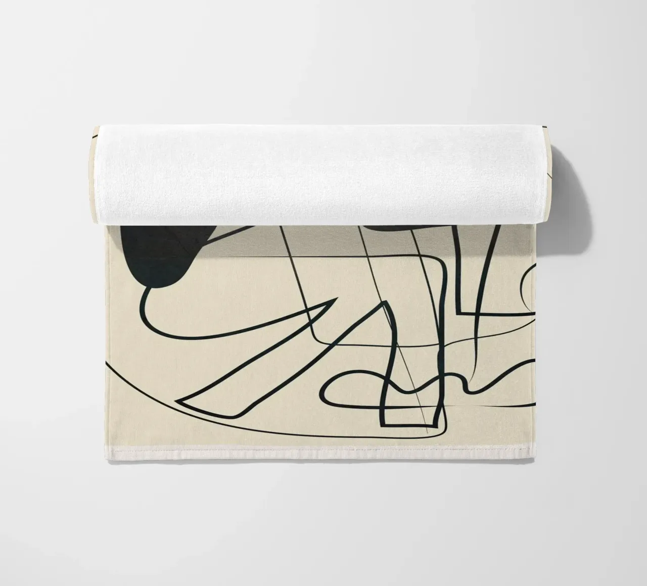 Abstract Line Art VII telo mare da Nadjaa