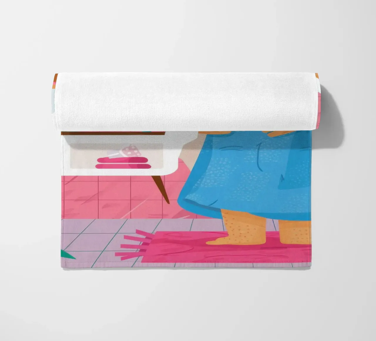 Rituale del bagno di Roseate telo mare da Dream Gesso