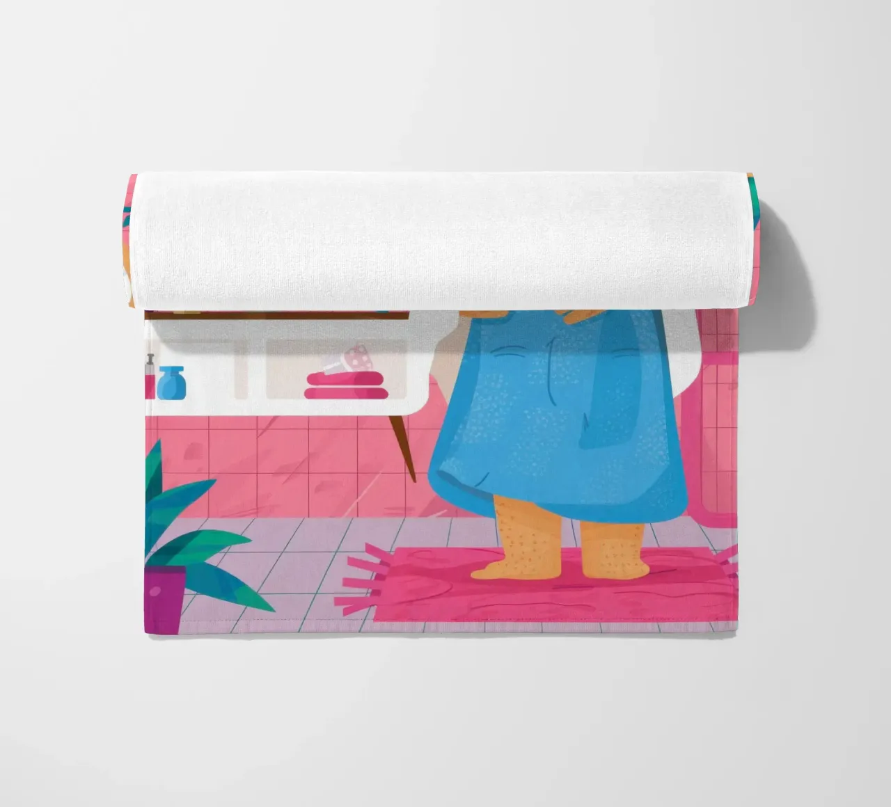 Rituale del bagno di Roseate telo mare da Dream Gesso