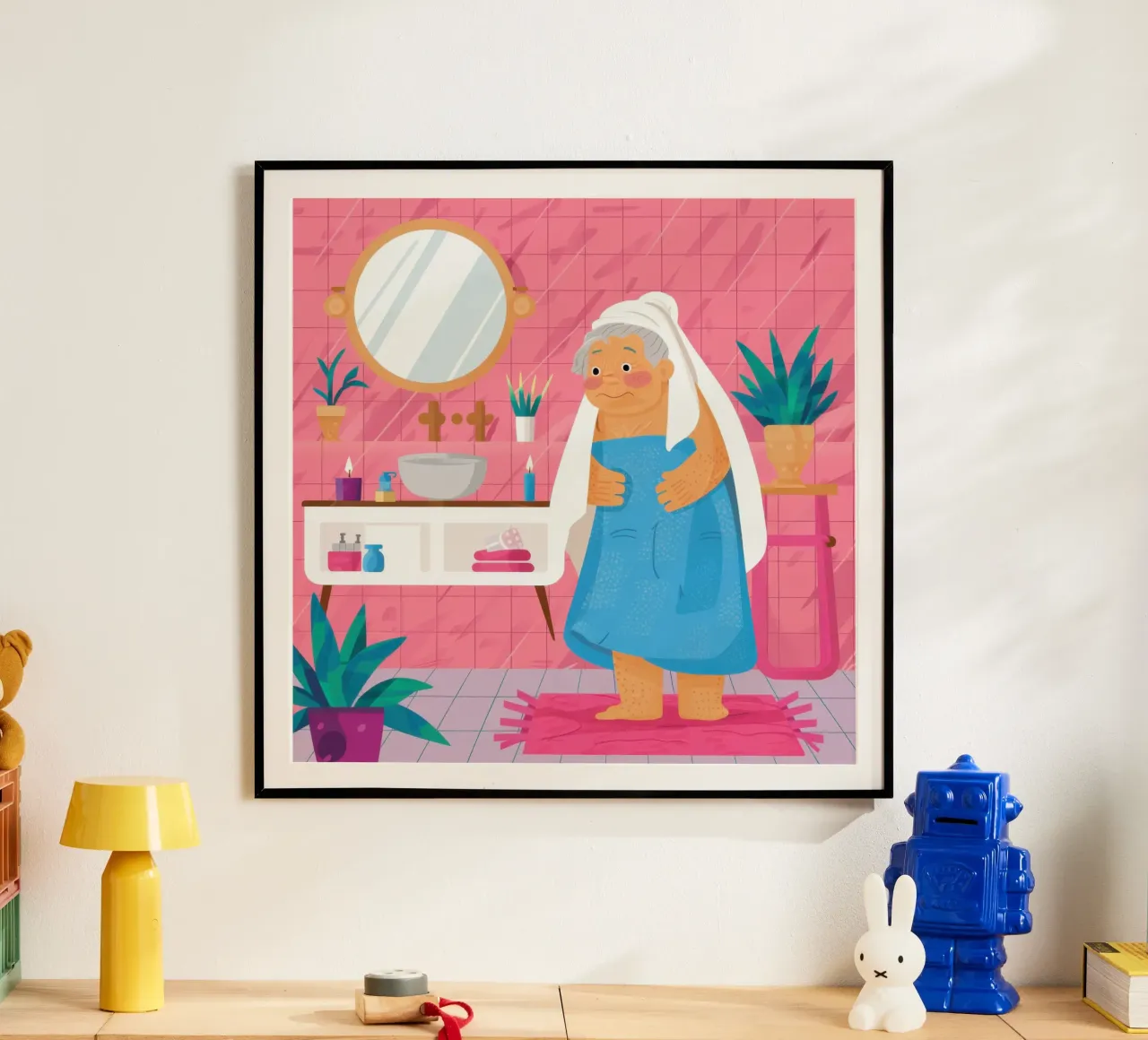 Rituale del bagno di Roseate carta hahnemühle da Dream Gesso