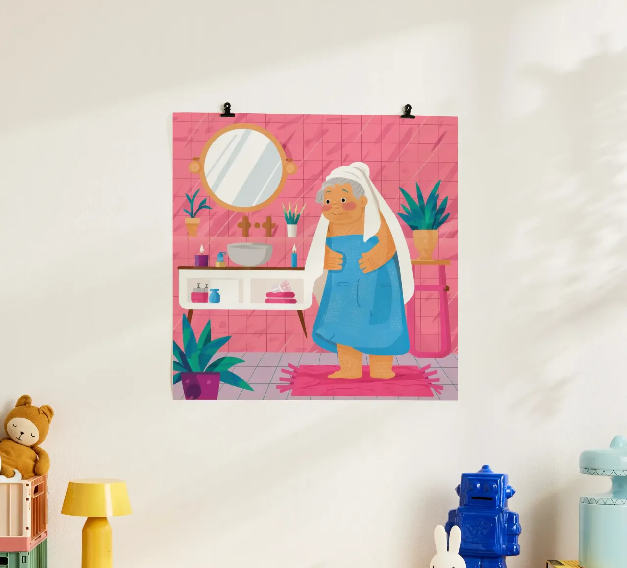 Rituale del bagno di Roseate carta hahnemühle da Dream Gesso