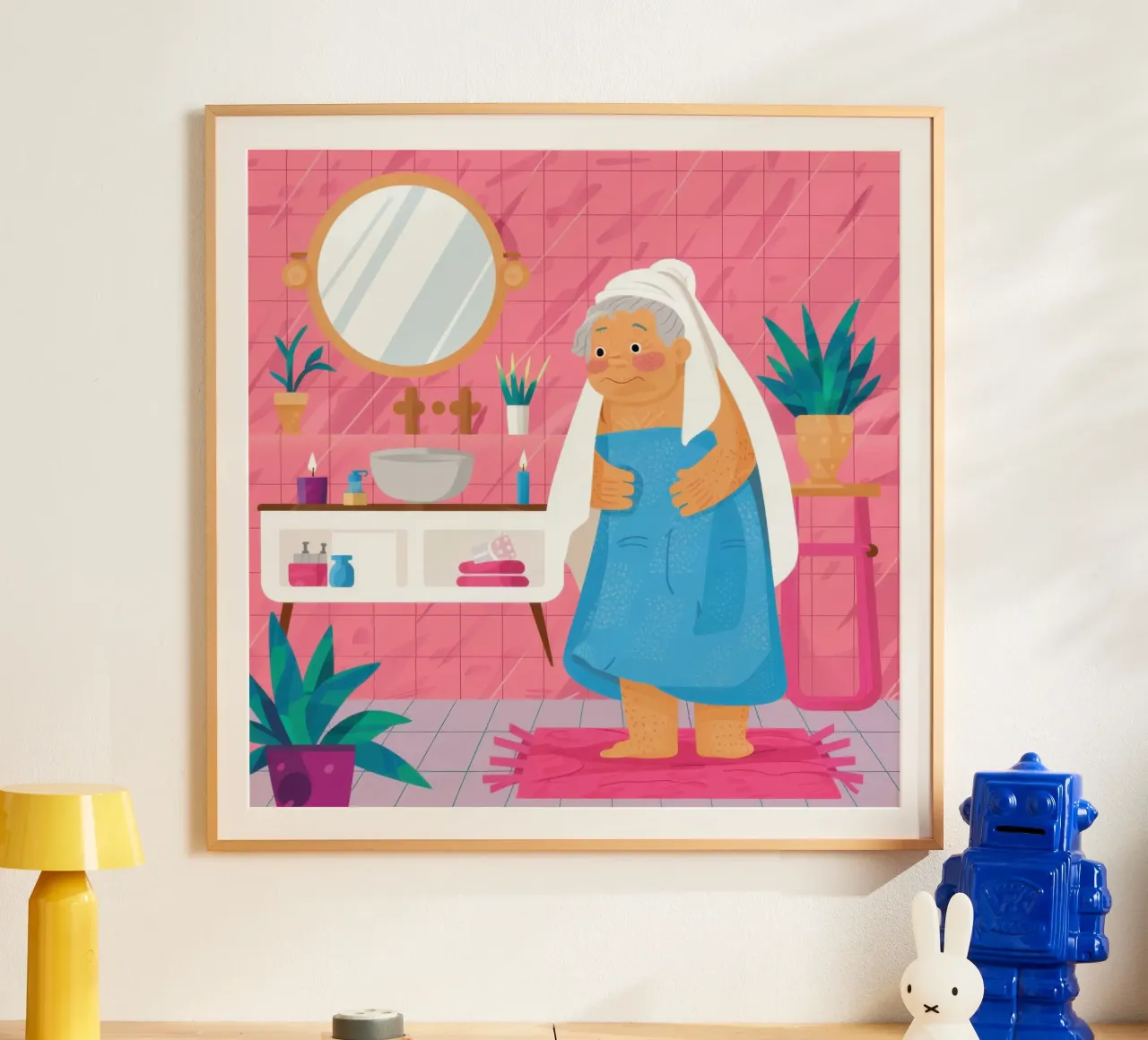 Rituale del bagno di Roseate carta hahnemühle da Dream Gesso