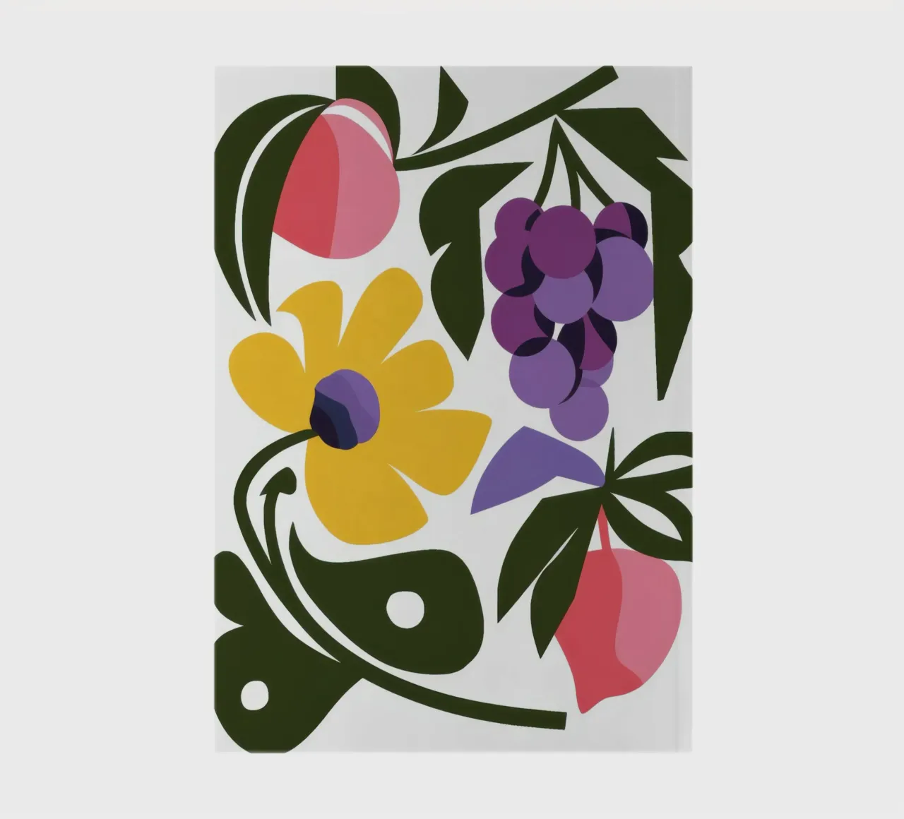 Grapevine's Golden Dance notebook by Rain Balance