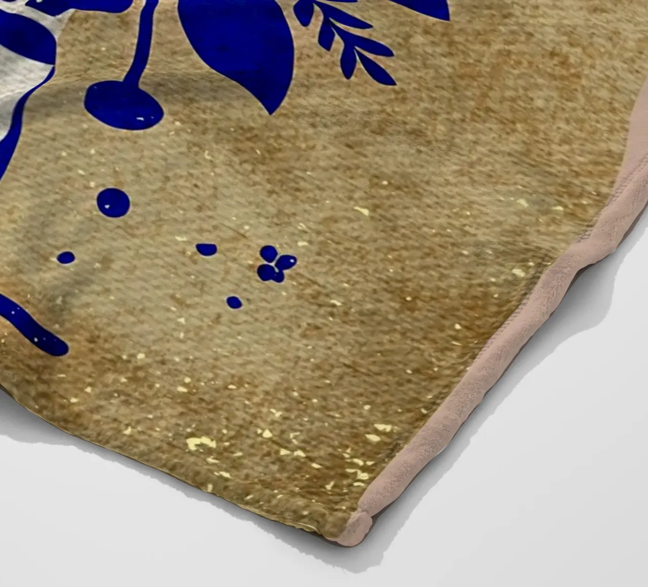 Fiori selvatici blu coperta in pile da AnimalFunny