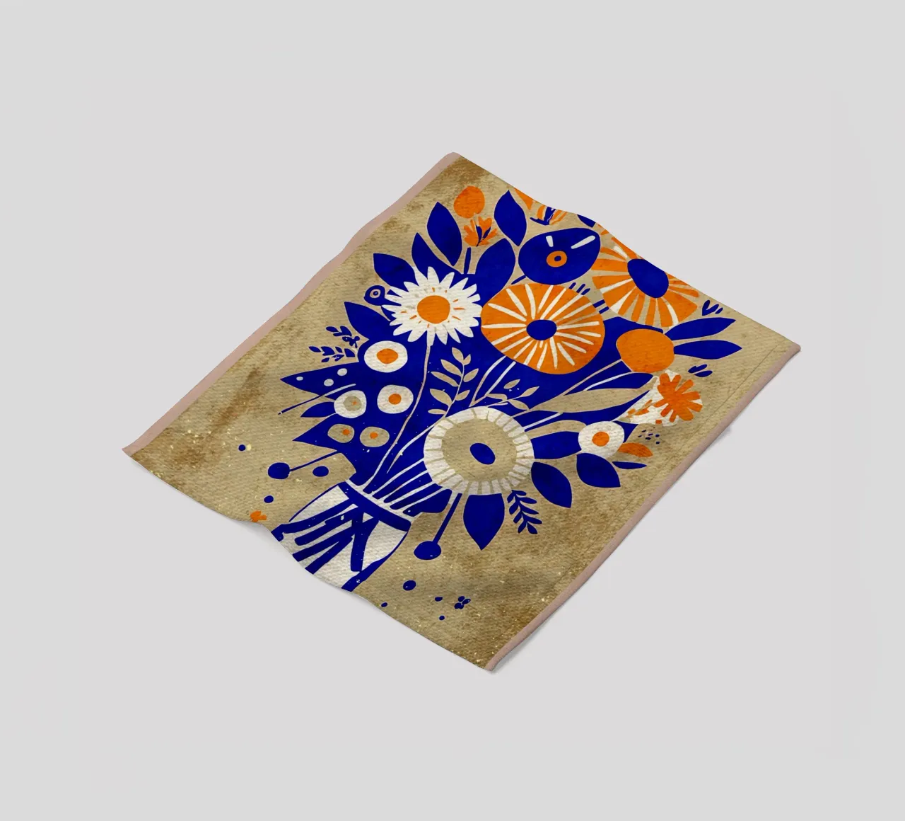 Fiori selvatici blu coperta in pile da AnimalFunny