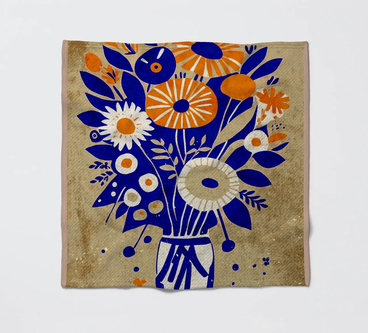 Fiori selvatici blu coperta in pile da AnimalFunny