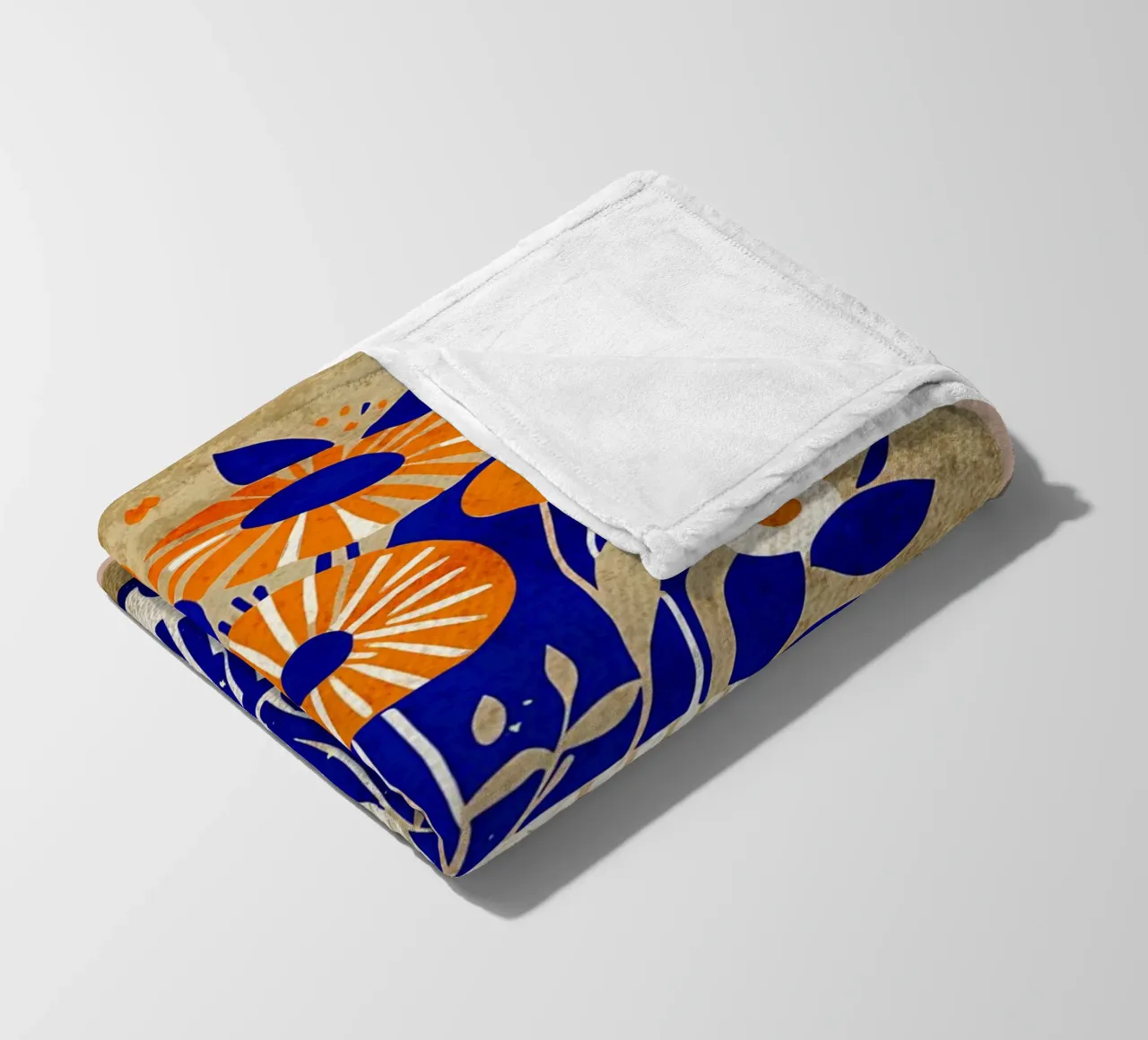 Fiori selvatici blu coperta in pile da AnimalFunny