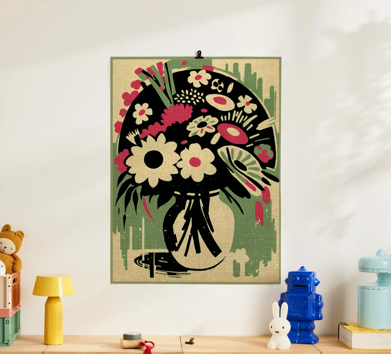 Bouquet di fiori Sophia carta hahnemühle da AnimalFunny