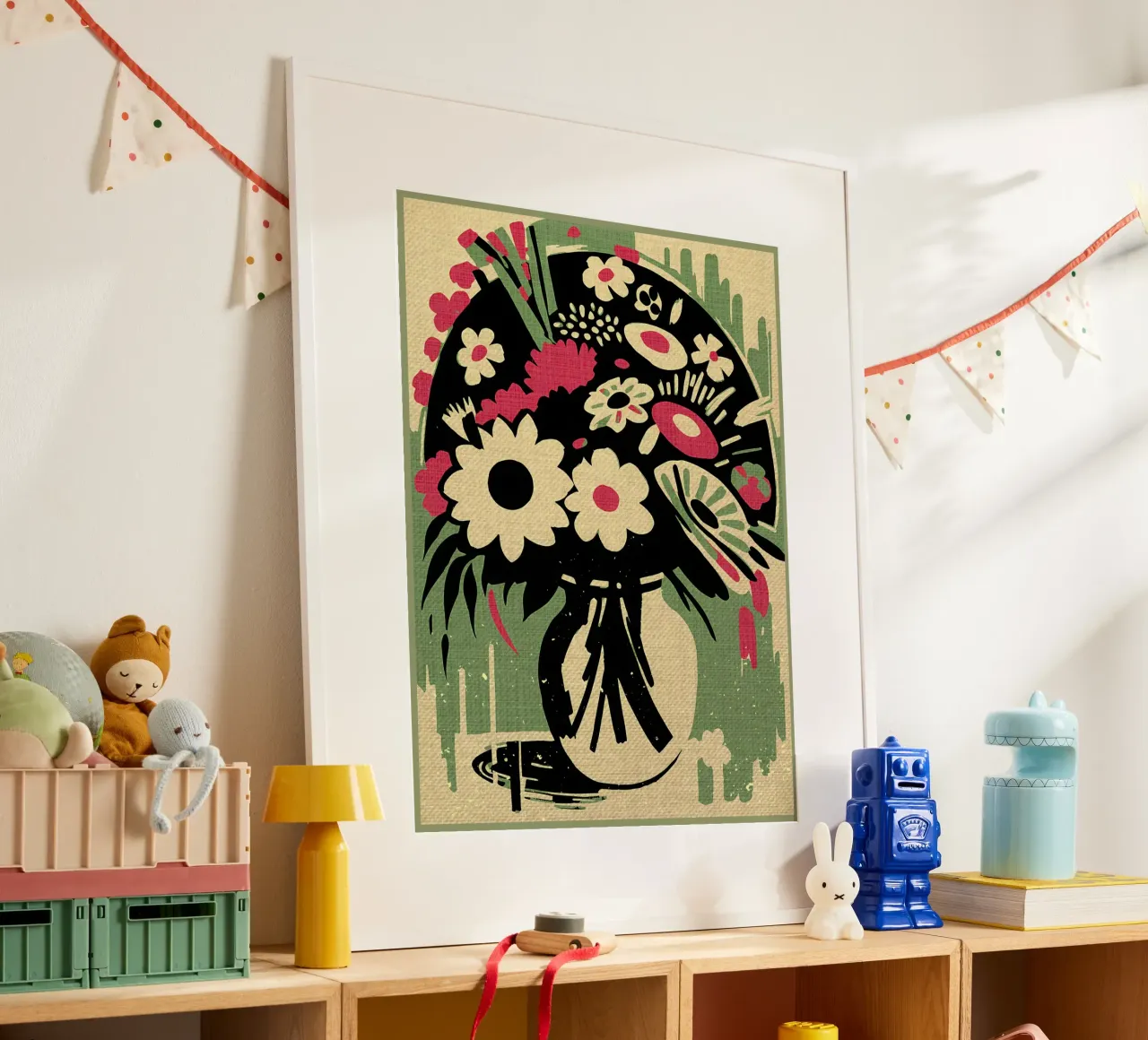Bouquet di fiori Sophia carta hahnemühle da AnimalFunny