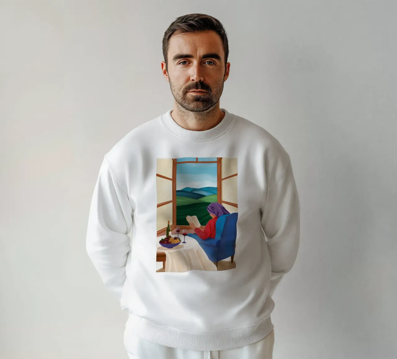 Window Nook Serenity sweatshirt by Giant Foxs