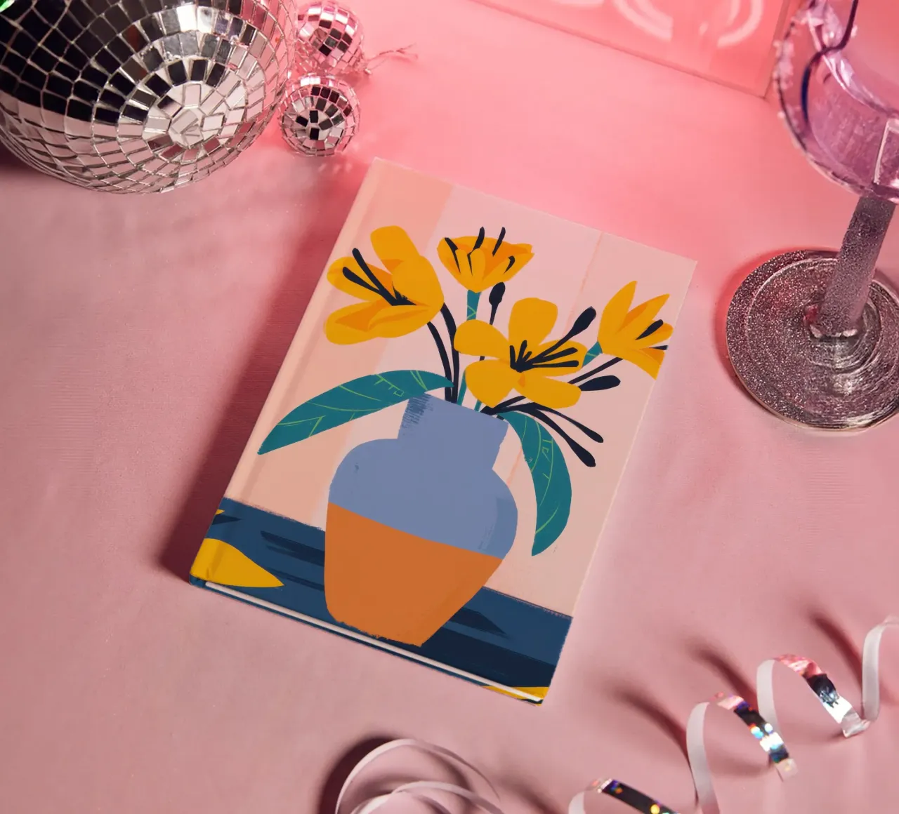 Sun Kissed Lily Joy notebook by Rain Balance