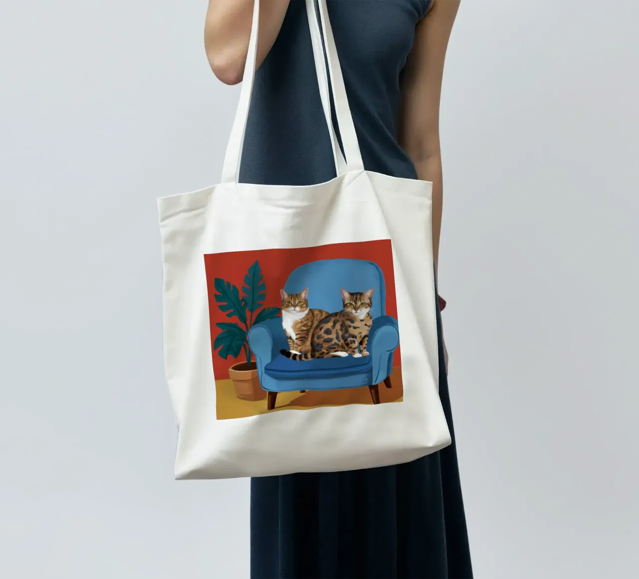 Compagni della Sedia Cerulea borsa in juta da Reds Jays