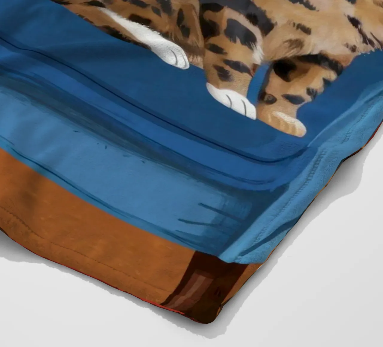 Compagni della Sedia Cerulea coperta in pile da Reds Jays