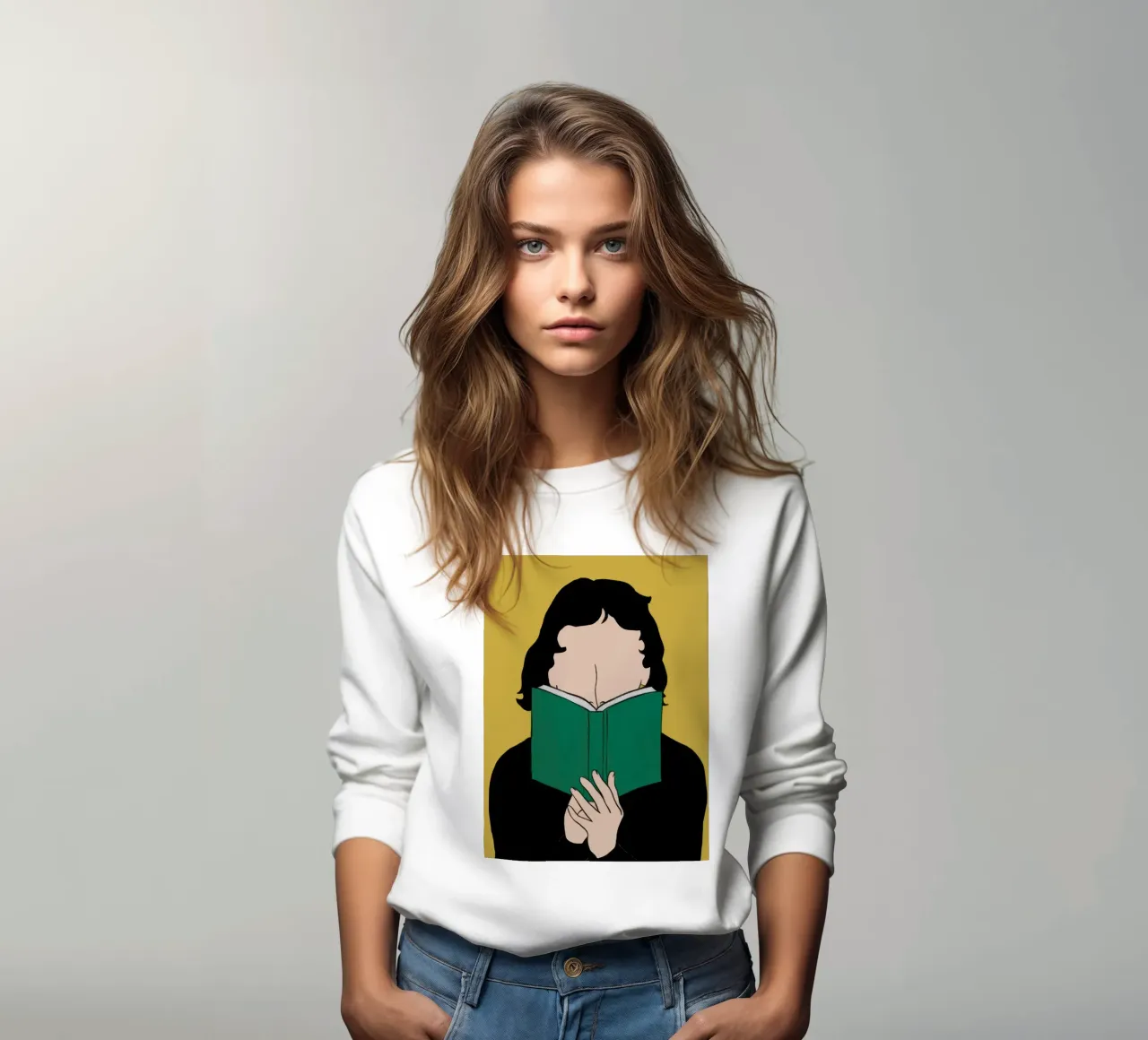 Verdant Literary Escape Sweatshirt von Giant Foxs