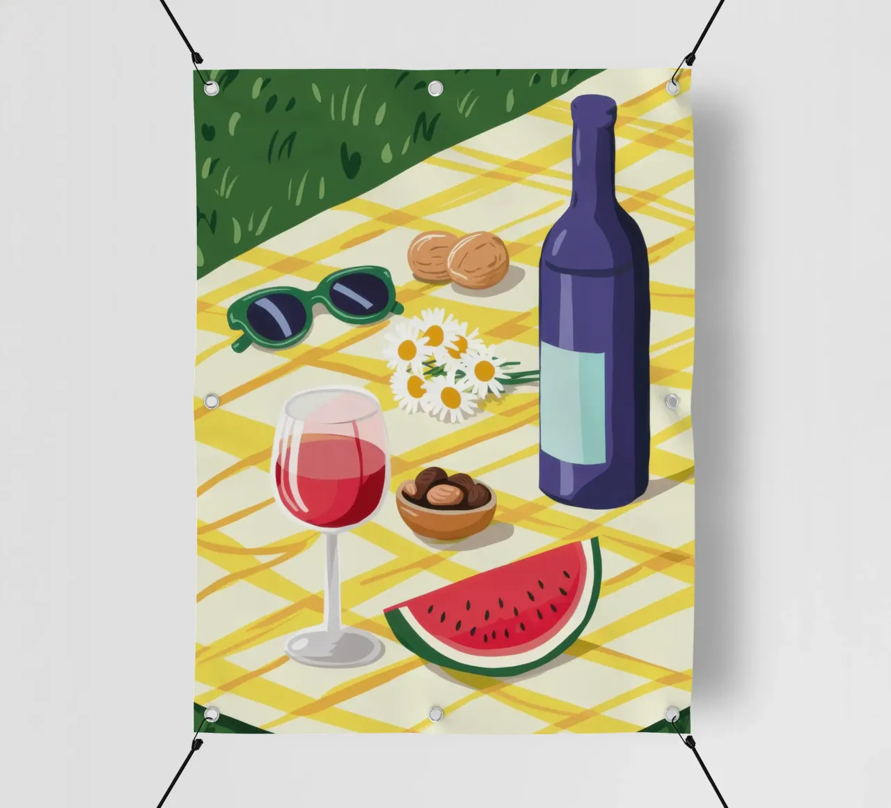 Picnic estivo diffuso telo in pvc da Dream Gesso