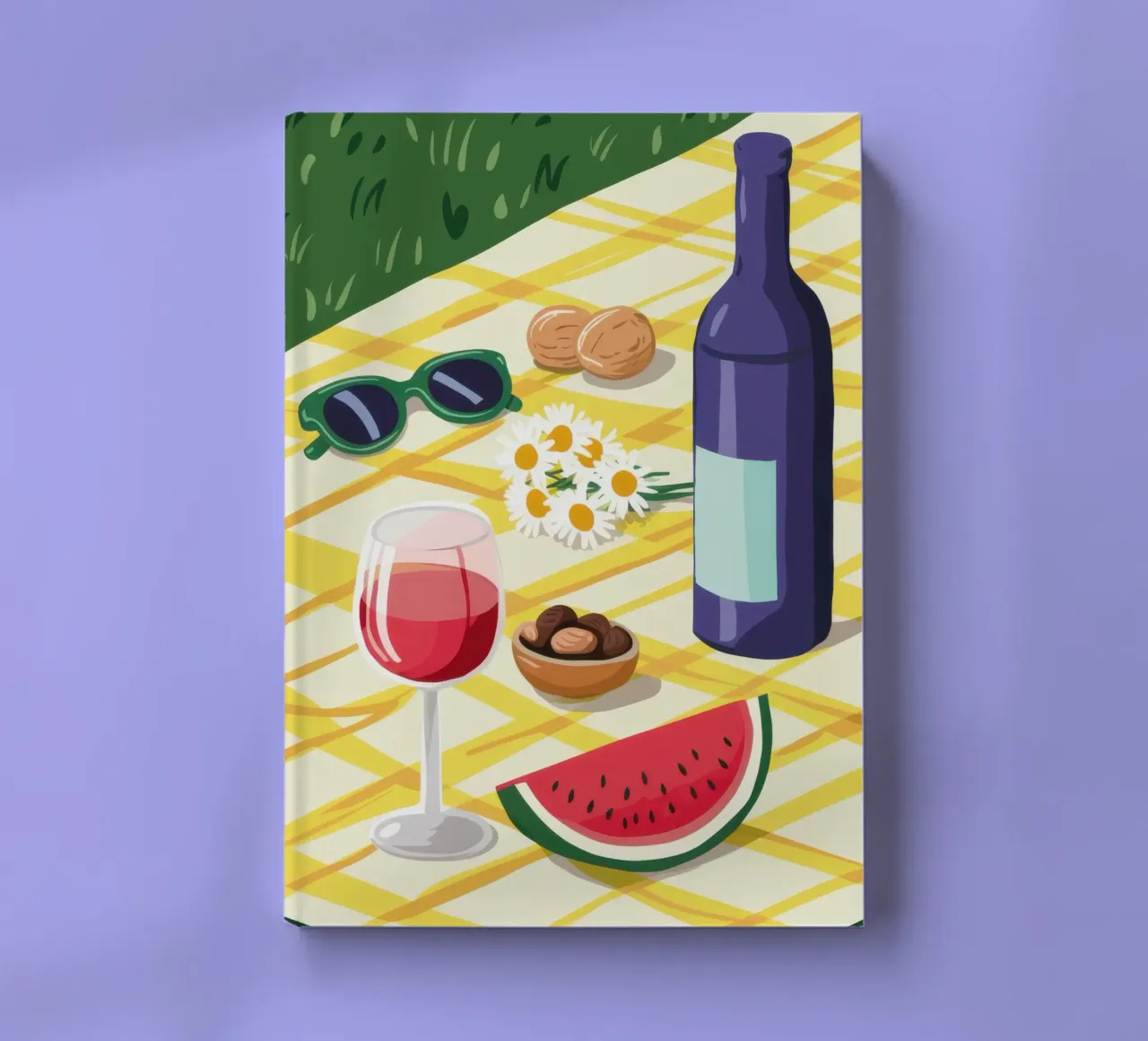 Summer Picnic Spread notebook by Dream Gesso