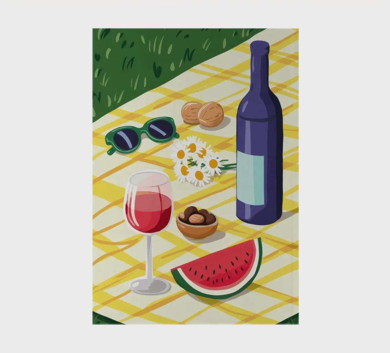 Summer Picnic Spread notebook by Dream Gesso