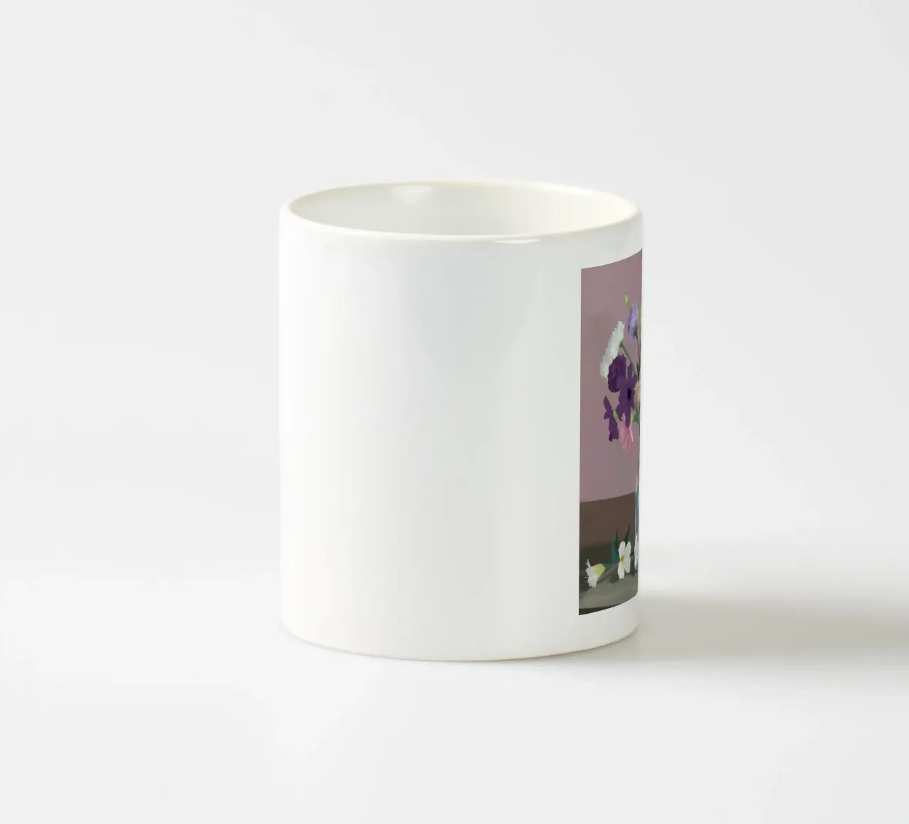 Il riflesso del vetro degli iris tazza in ceramica da Rain Balance