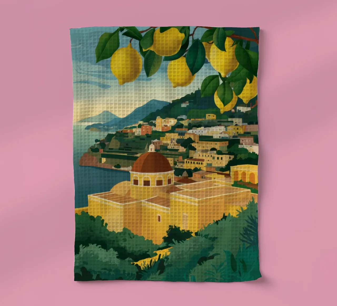 Lemon Grove Seaview canovaccio da cucina da Reds Jays