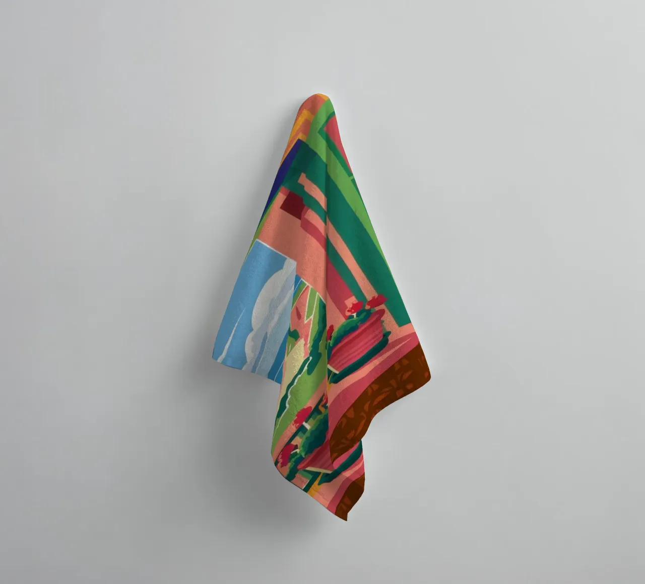 Une chambre avec vue serviette de bain de Ink Pulse