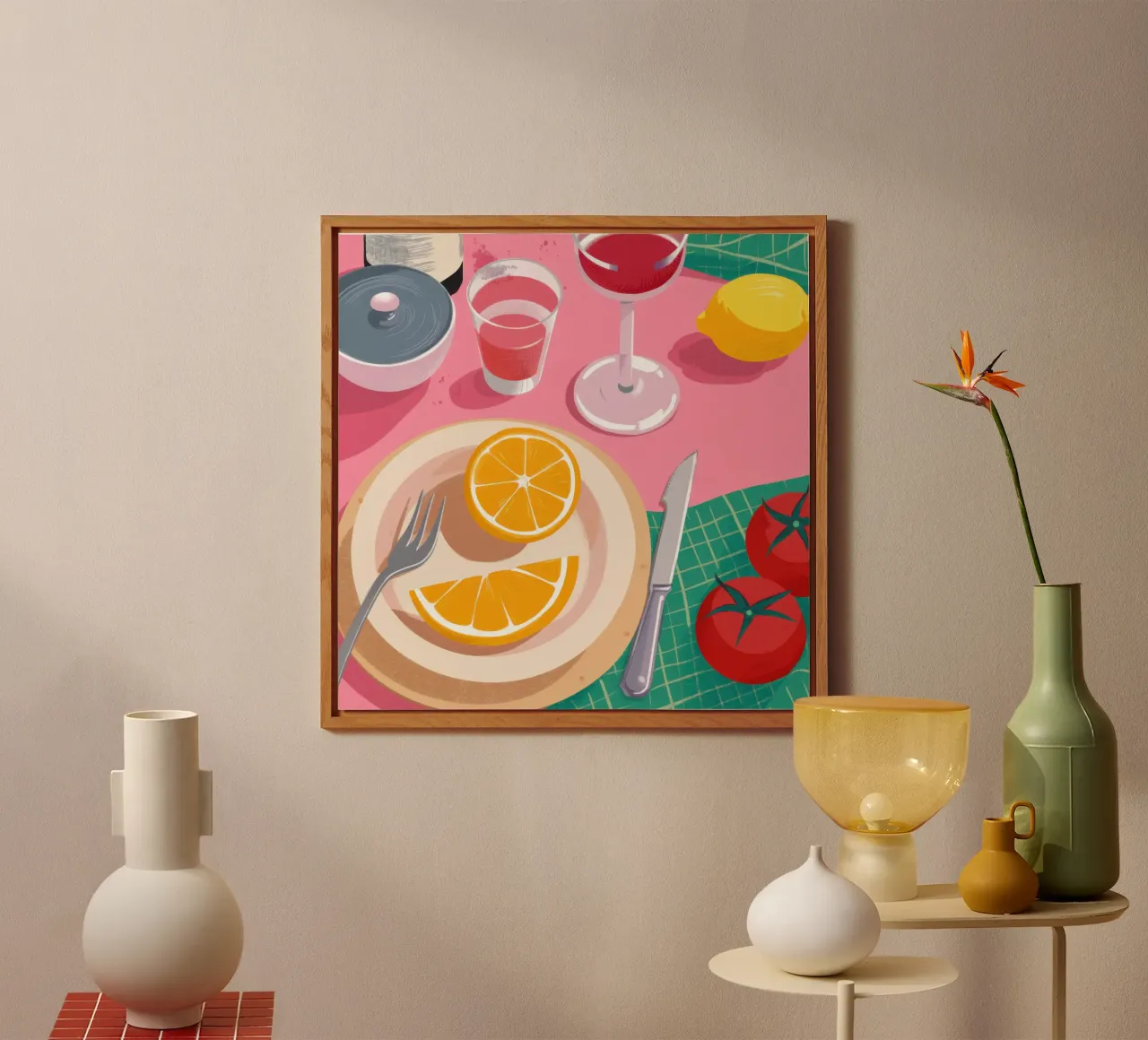 Colazione al sole StillLife pannello forex da Flock Reverie