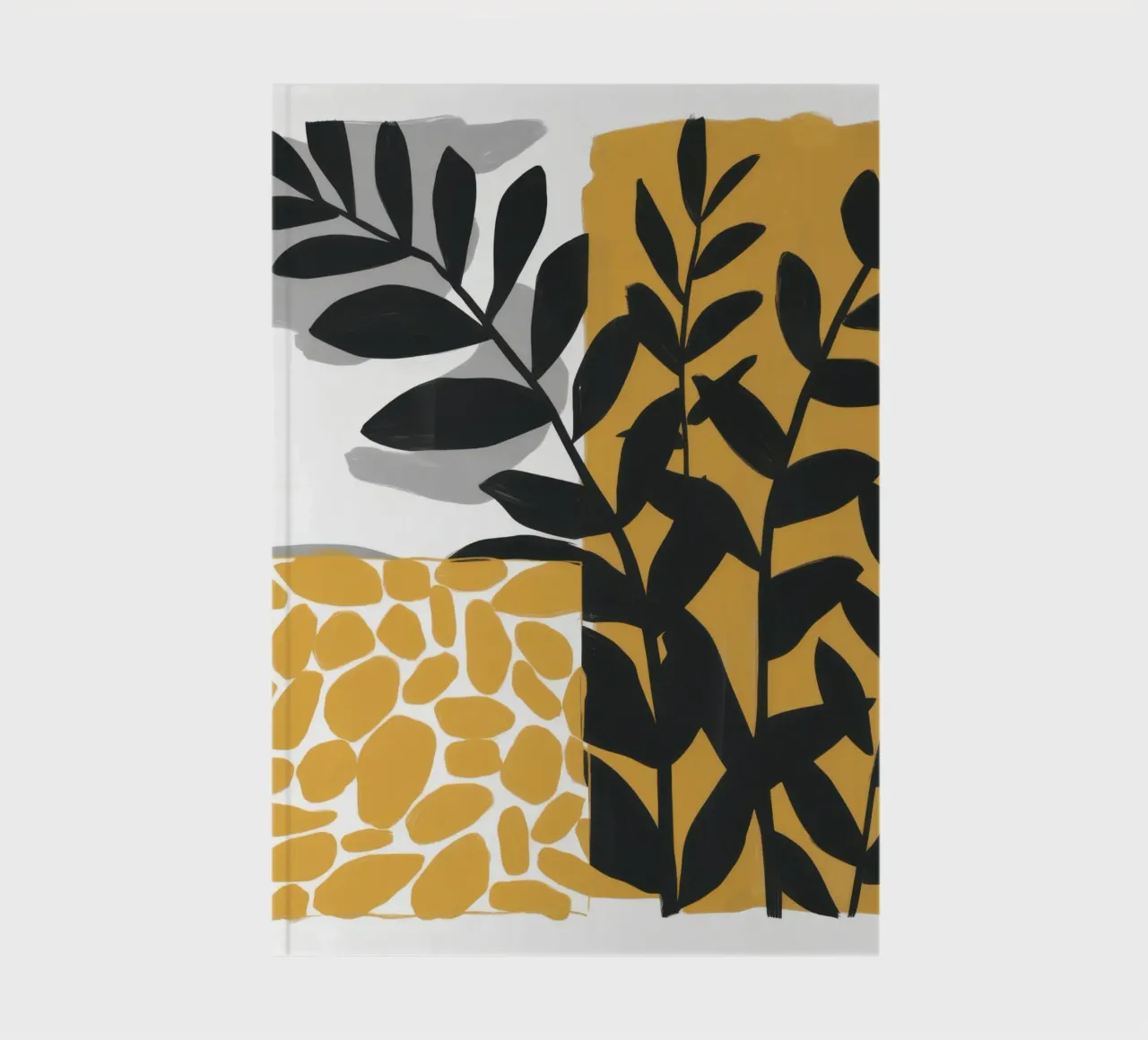 Safari Leaf Silhouette notebook by Rain Balance