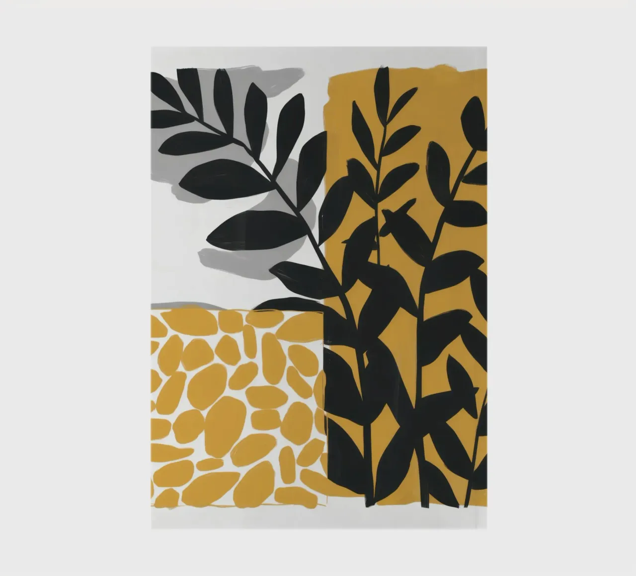Safari Leaf Silhouette notebook by Rain Balance