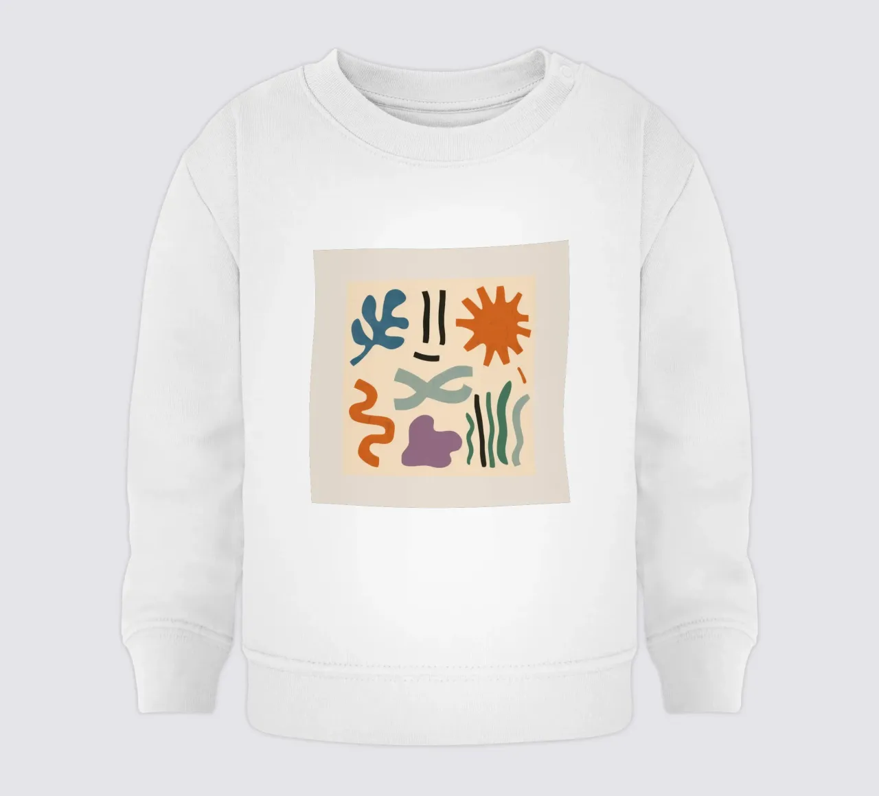 Studio di forme giocose felpa neonato da Reds Jays