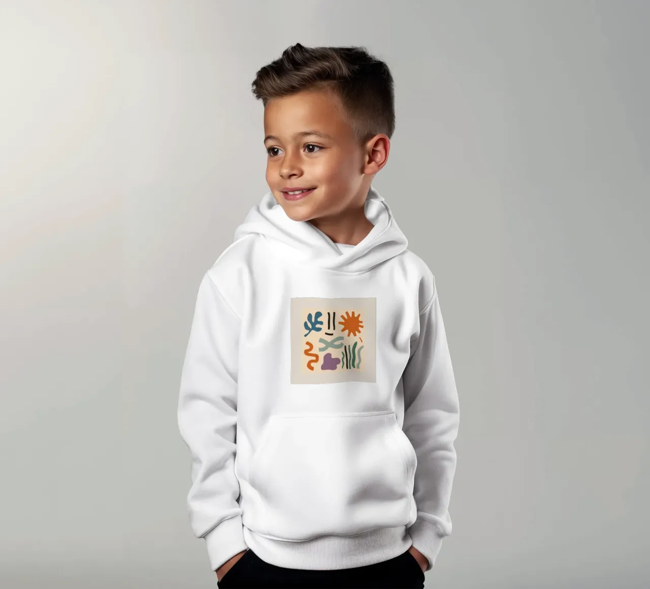 Studio di forme giocose felpa bambino con cappuccio da Reds Jays