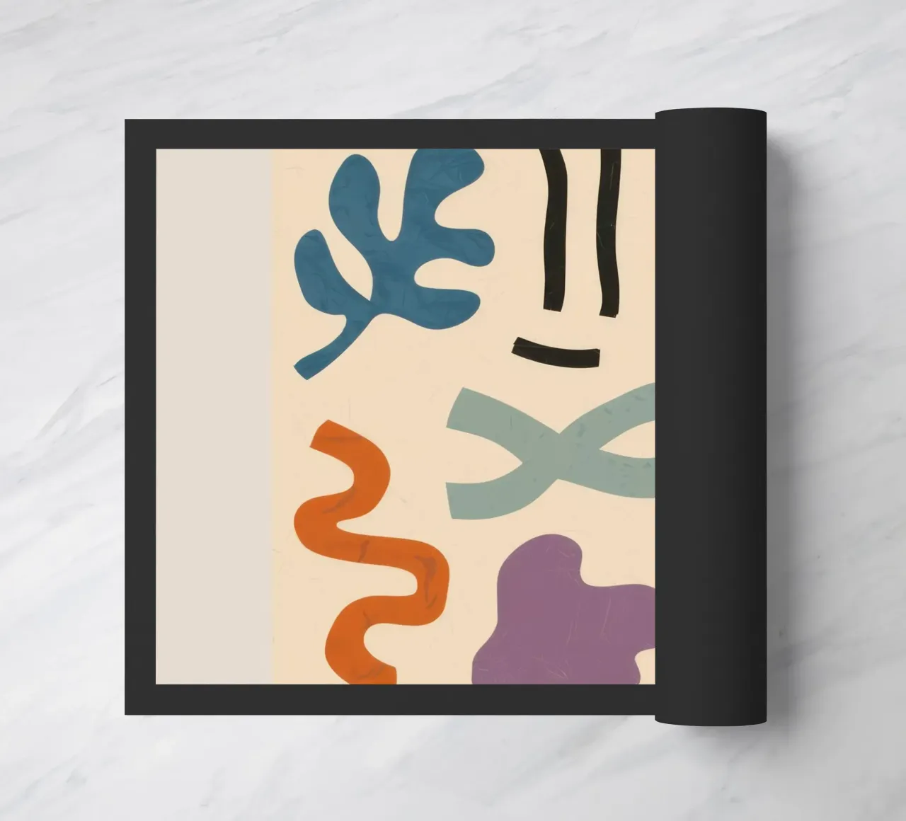 Playful Shape Study doormat by Reds Jays