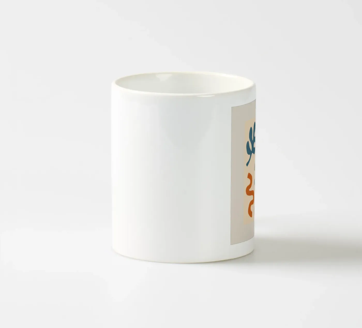 Playful Shape Study ceramic mug by Reds Jays