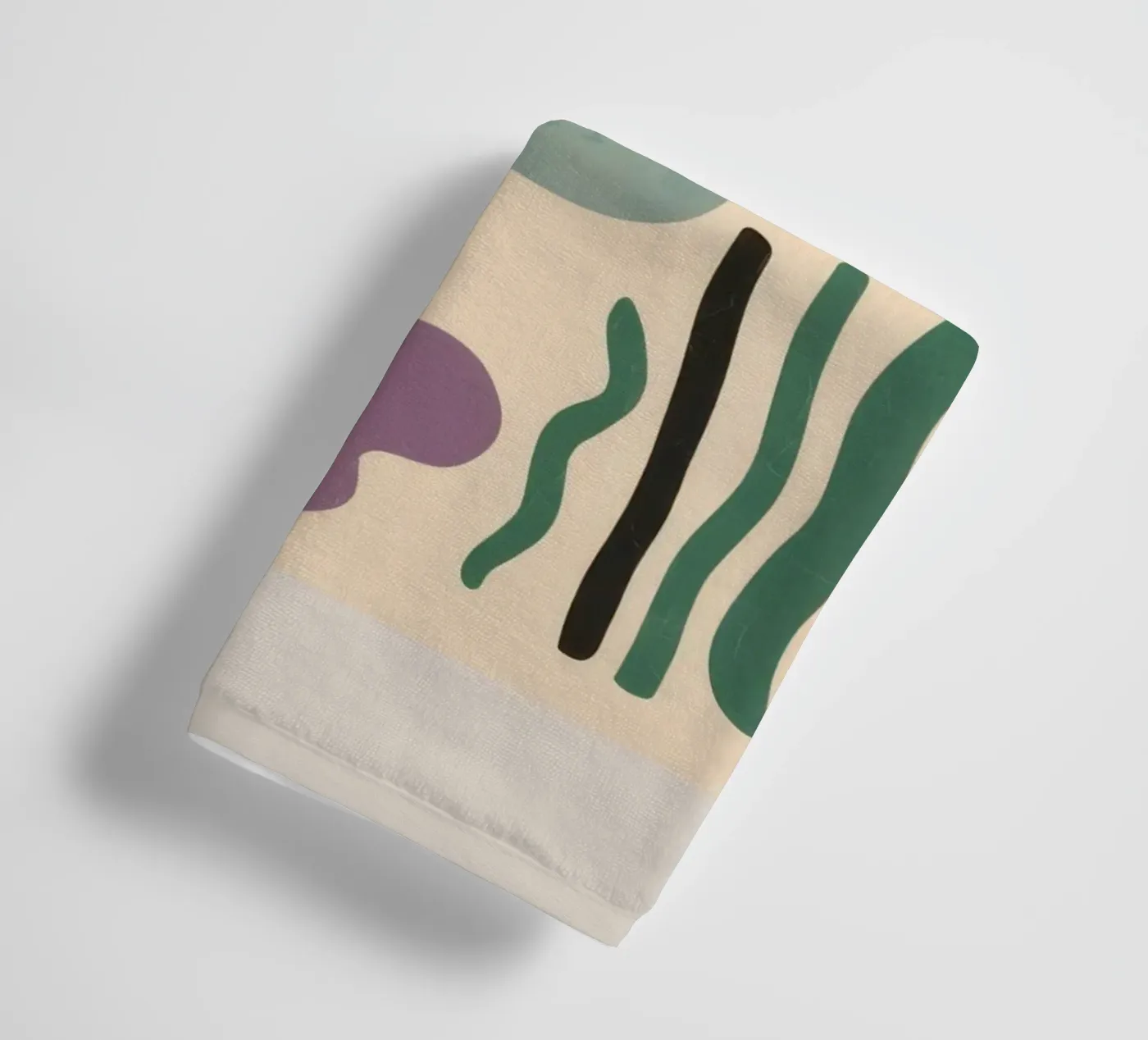Playful Shape Study towel by Reds Jays
