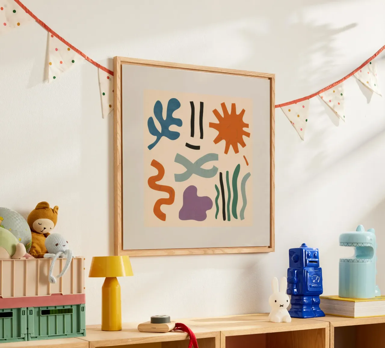 Playful Shape Study acrylic glass by Reds Jays