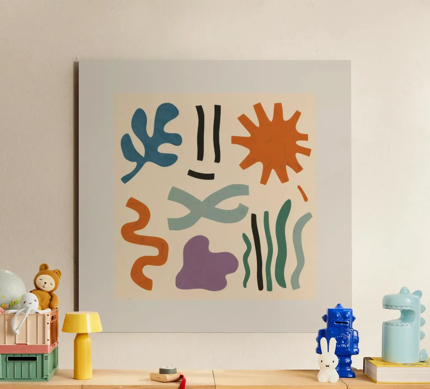Playful Shape Study forex plate by Reds Jays