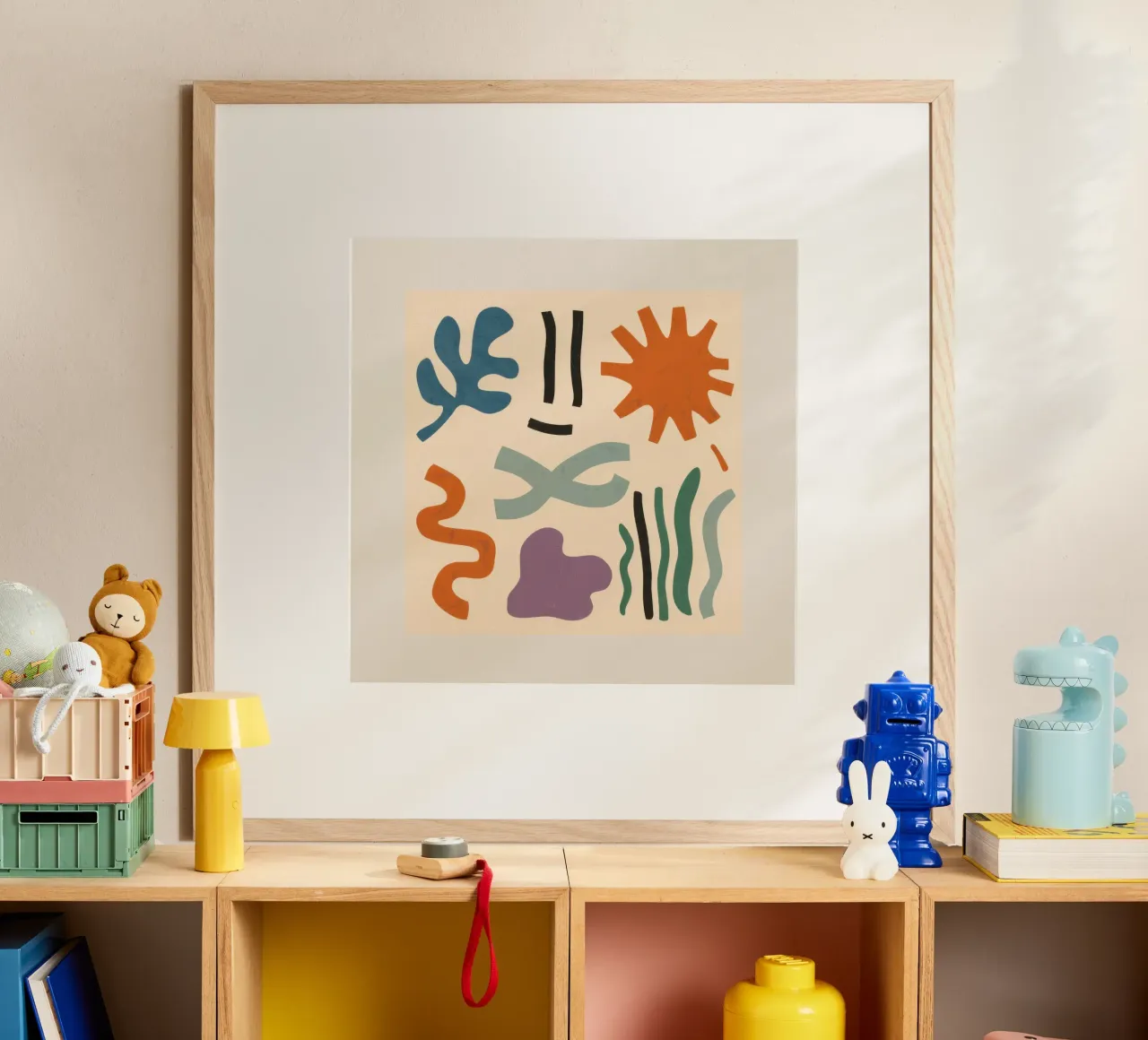 Playful Shape Study poster by Reds Jays