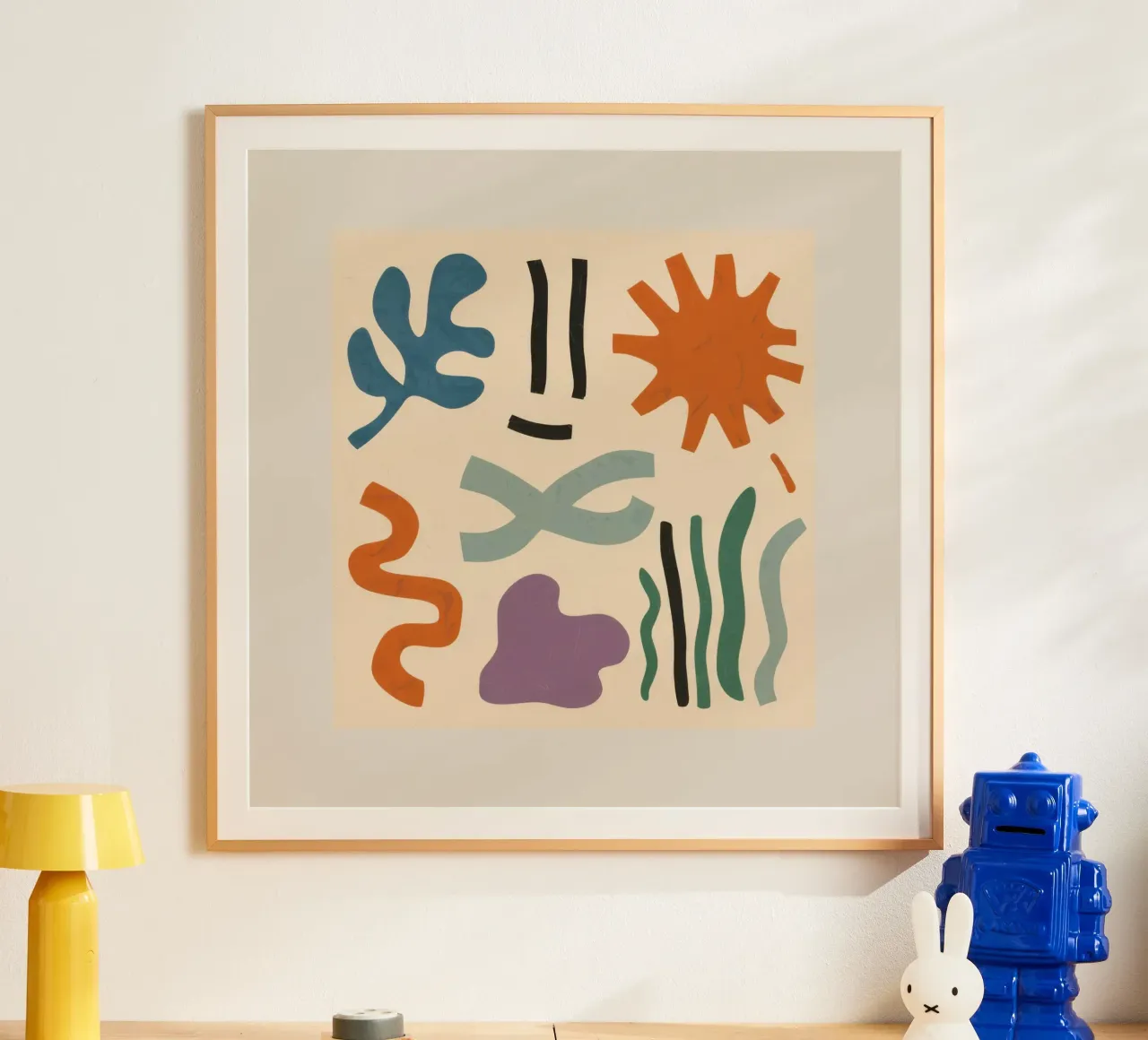 Playful Shape Study poster by Reds Jays
