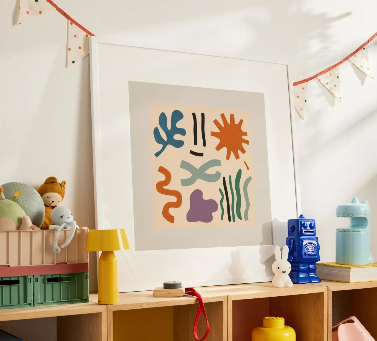 Playful Shape Study poster by Reds Jays