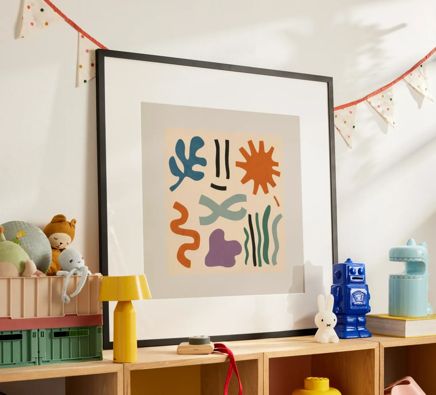 Playful Shape Study poster by Reds Jays