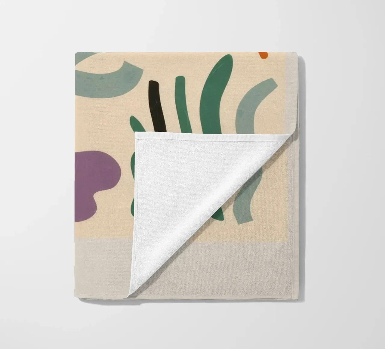Playful Shape Study beach towel by Reds Jays