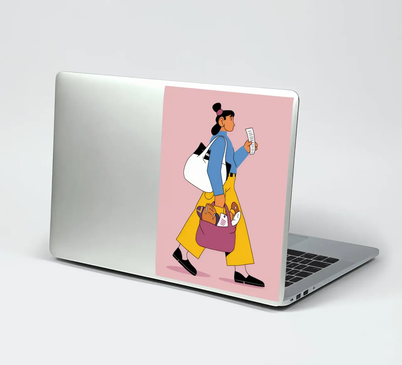 Digitaler Stadtnomade Sticker von Mythy Brush