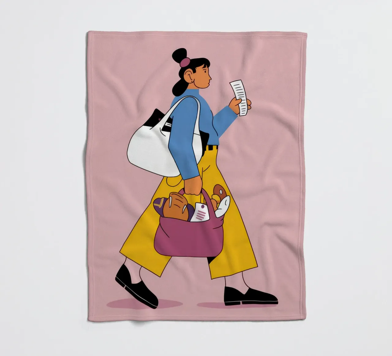 Nomade digitale urbano coperta in pile da Mythy Brush