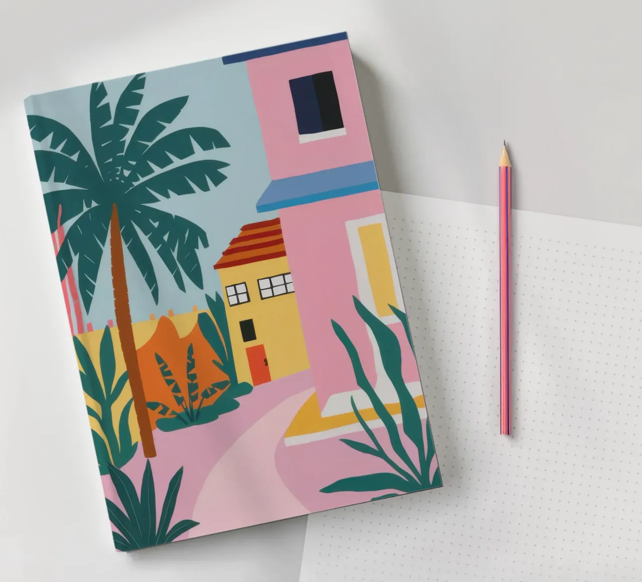 The Pink Path notebook by Ink Pulse