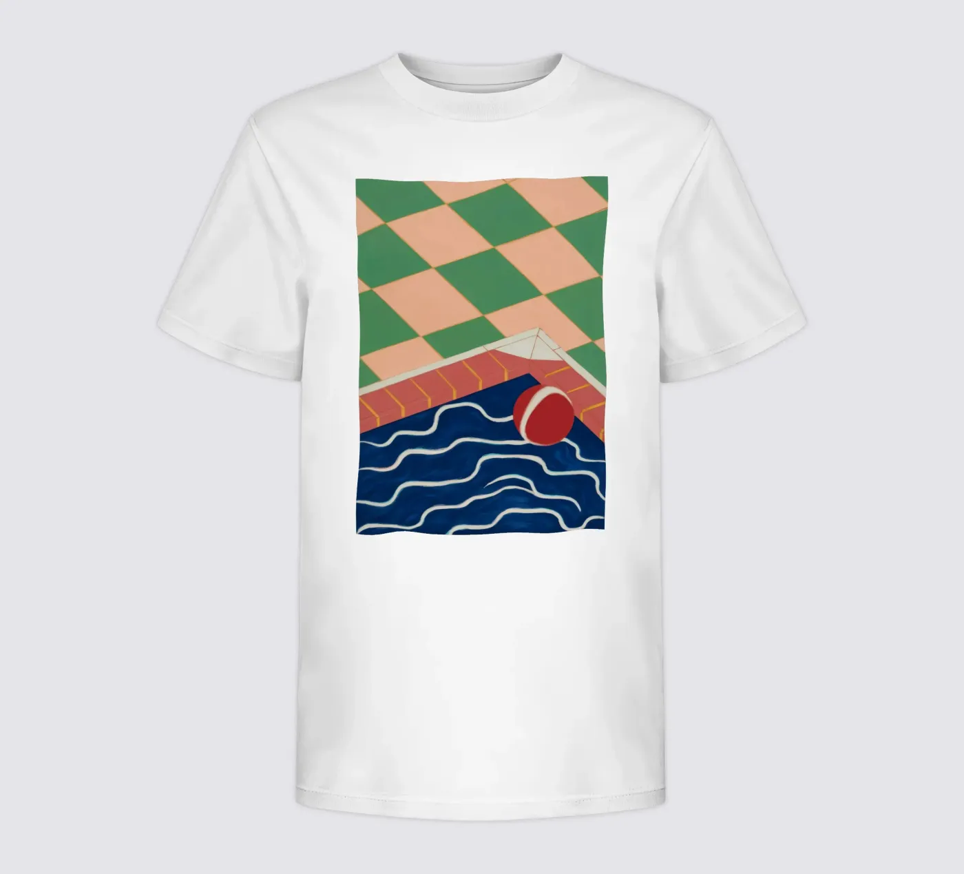 Reflet de la piscine d'émeraude t-shirt enfant de Dream Gesso