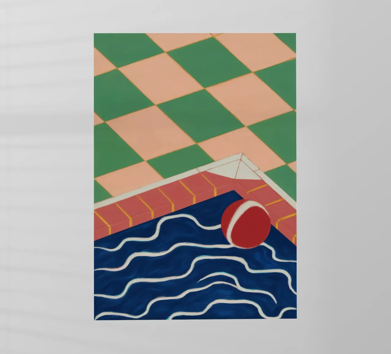 Riflesso della piscina di smeraldo pellicola backlit da Dream Gesso