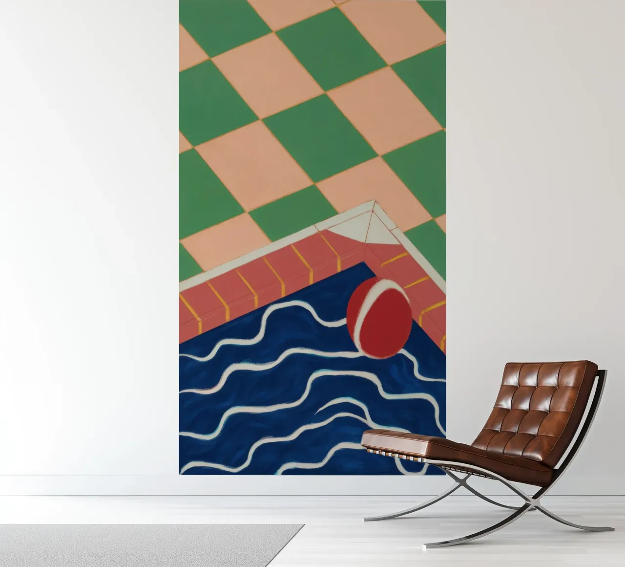 Emerald Pool Reflection fotobehang van Dream Gesso