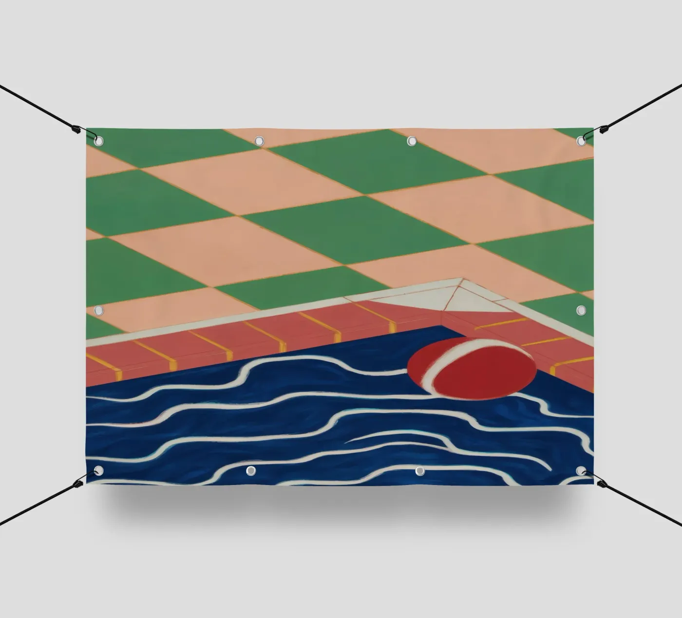 Emerald Pool Reflection pvc cover by Dream Gesso