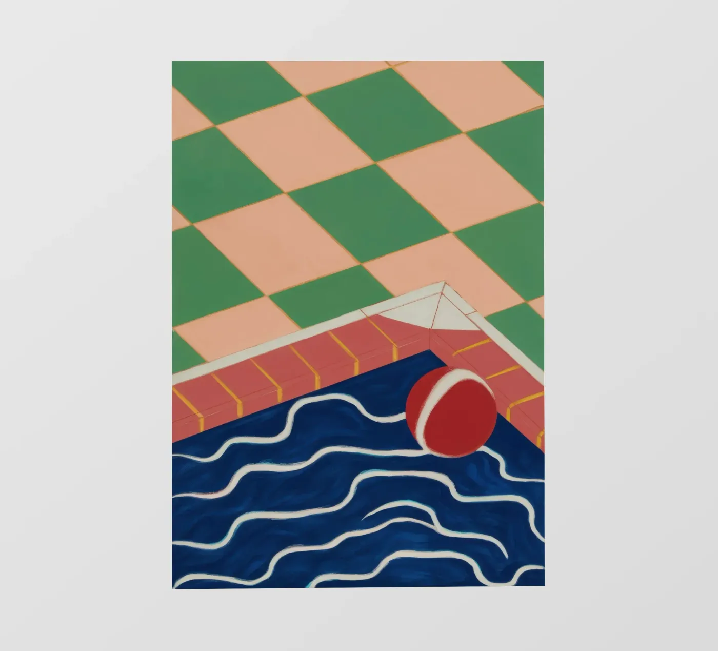 Emerald Pool Reflection pvc cover by Dream Gesso