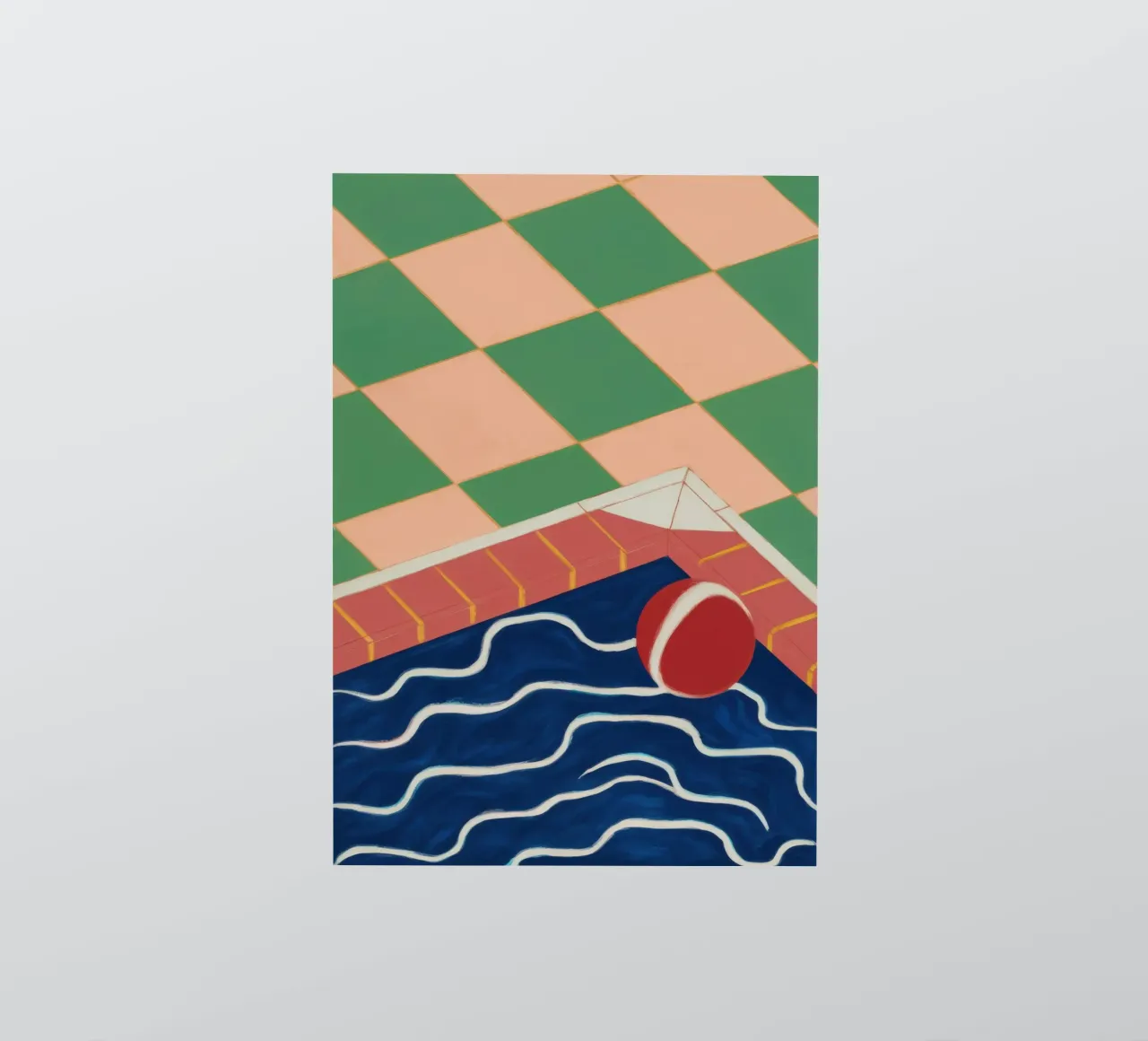 Emerald Pool Reflection sticker by Dream Gesso